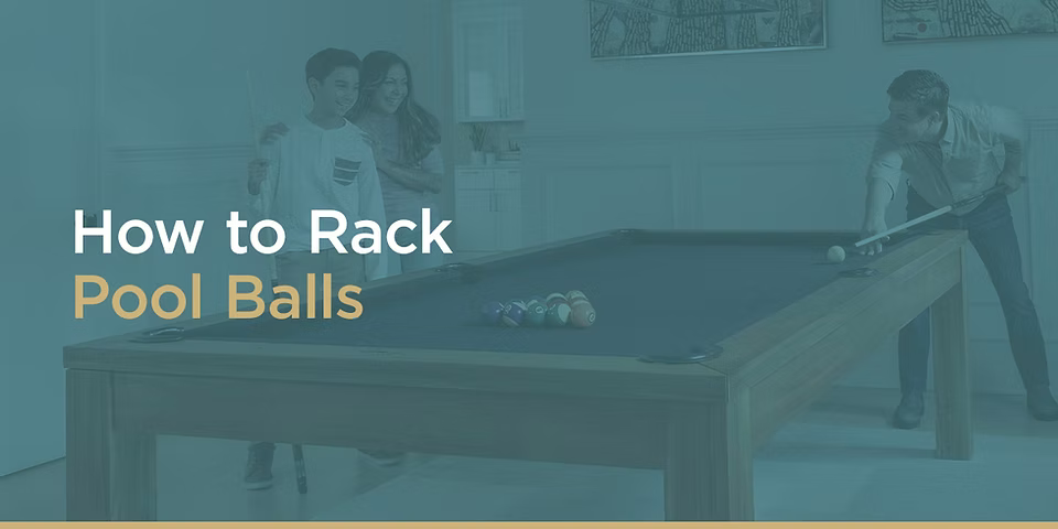 How to Rack Pool Balls