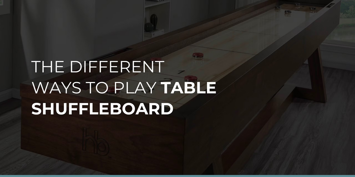 The Different Ways to Play Table Shuffleboard