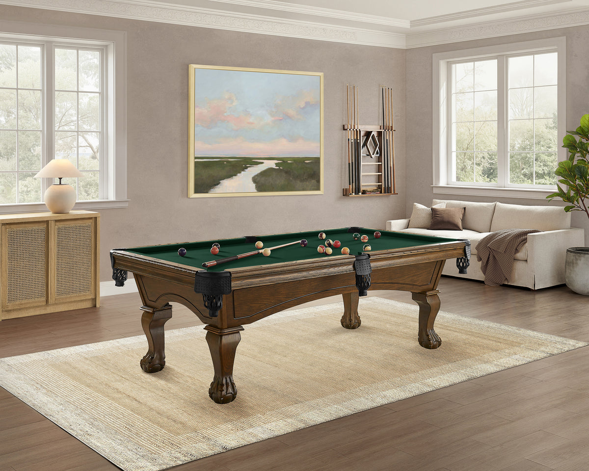 Hayden-Pool-Table-in-Russet-with-Ball&Claw-Leg-1.jpg