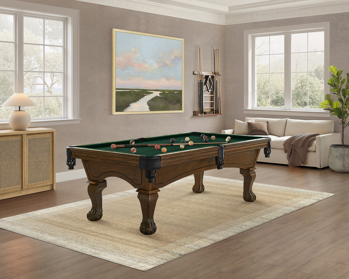 Hayden-Pool-Table-in-Russet-with-Ball&Claw-Leg-3.jpg