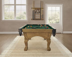 Hayden-Pool-Table-in-Wheat-with-Ball&Claw-Leg-6.jpg