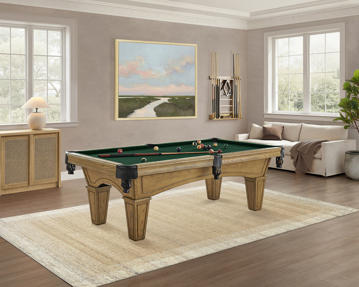 Hayden-Pool-Table-in-Wheat-with-Tapered-Leg-1.jpg