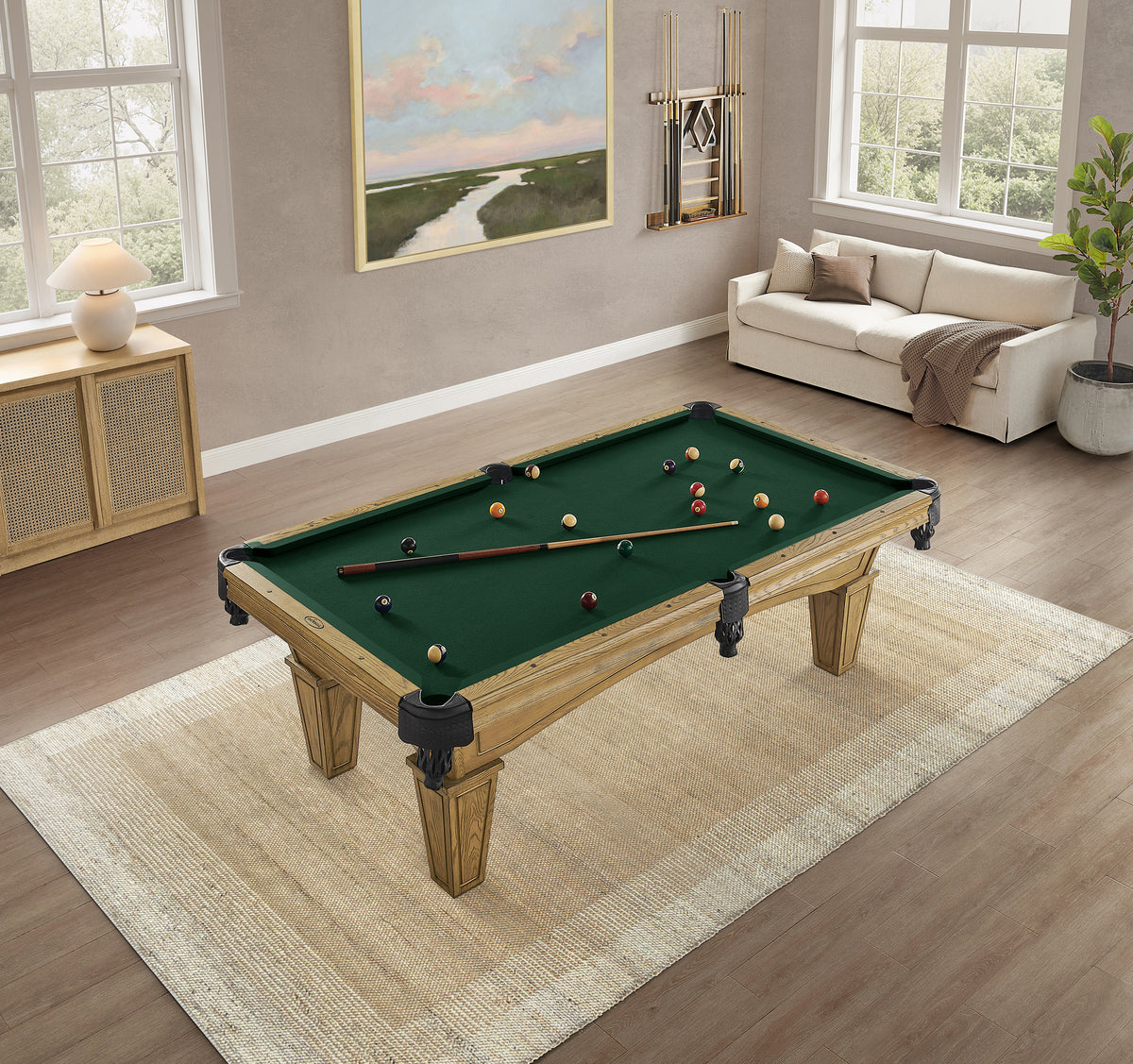 Hayden-Pool-Table-in-Wheat-with-Tapered-Leg-5.jpg