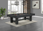 Reno 8' Pool Table in Ink Black