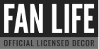 Fan Life logo on a black background